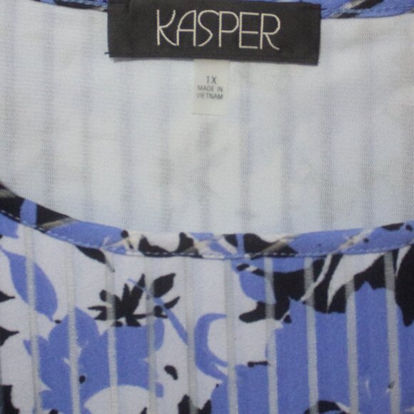 Kasper Floral Women's Polyester Tank Top Size 1X with Tag - Picture 3 of 5